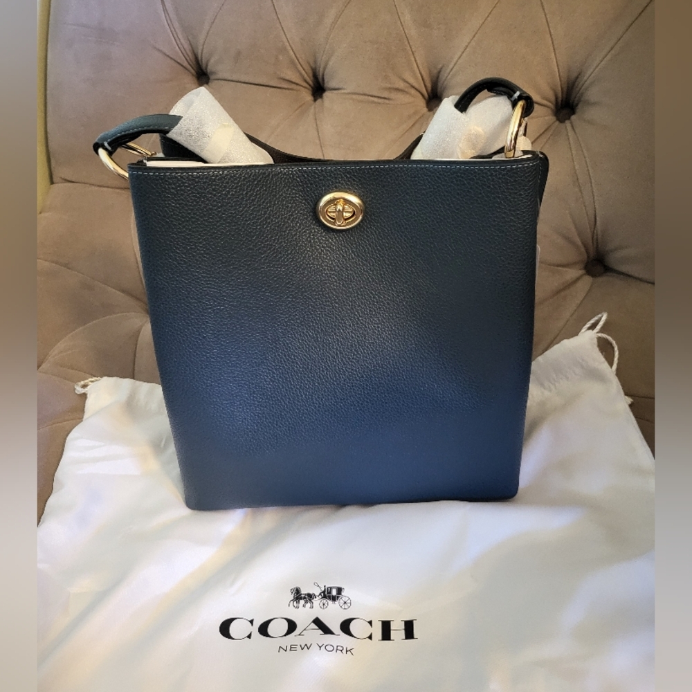 Coach Charlie Bucket Bag - Deep Blue